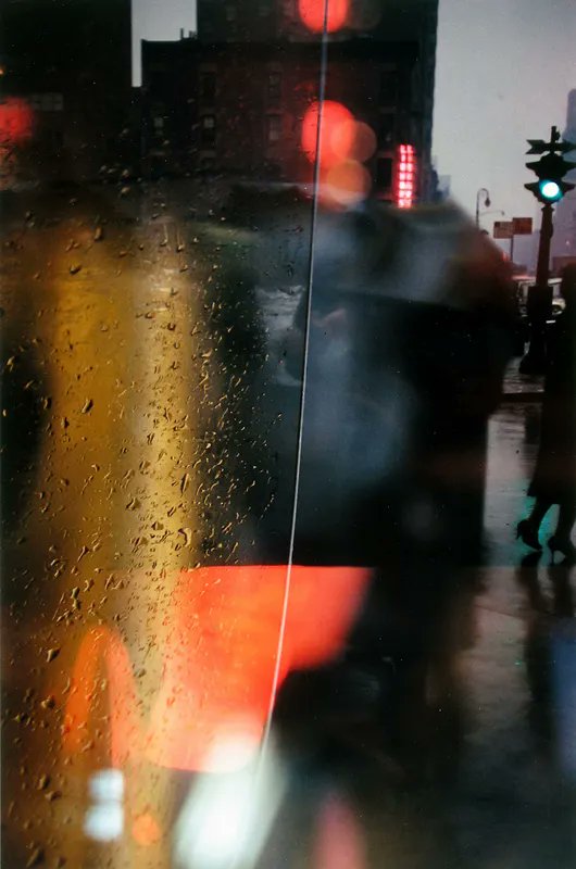 Saul Leiter 摄影作品，来自 Howard Greenberg Gallery