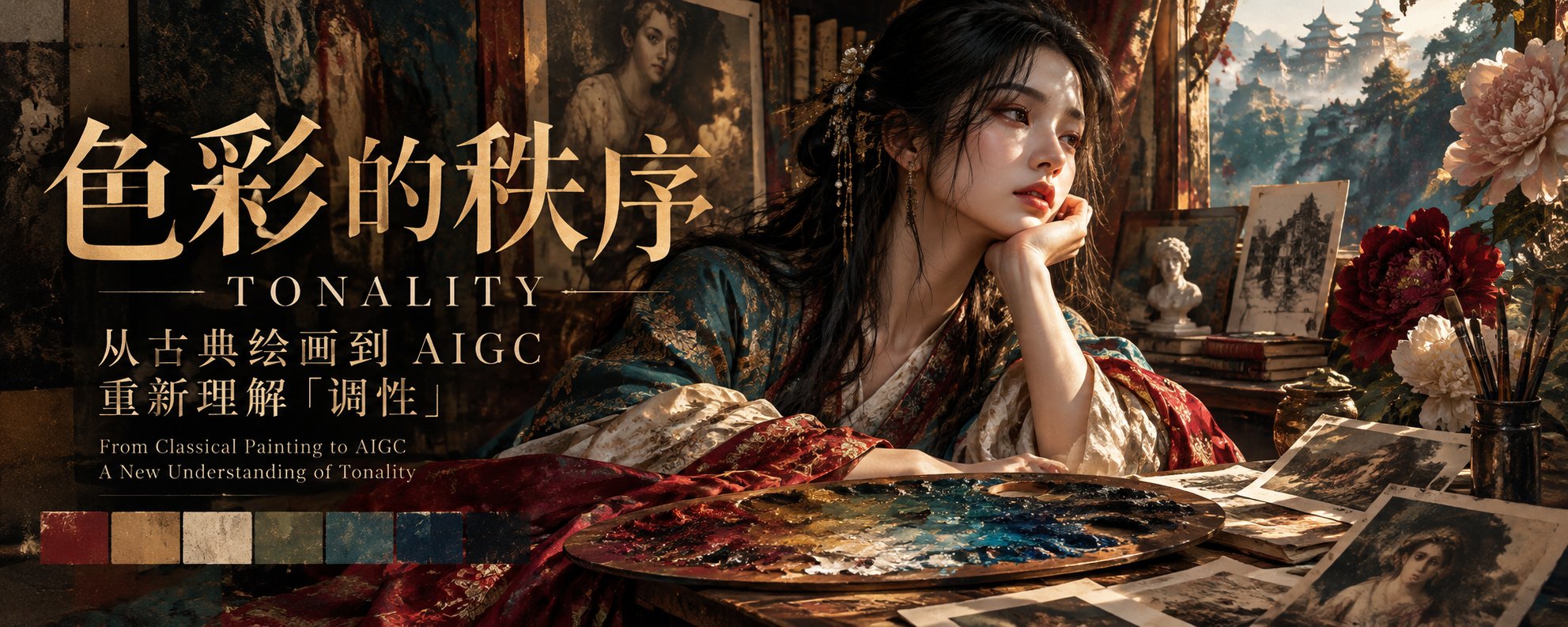 色彩的秩序:从古典绘画到 AIGC,重新理解“调性”(Tonality)原帖头图