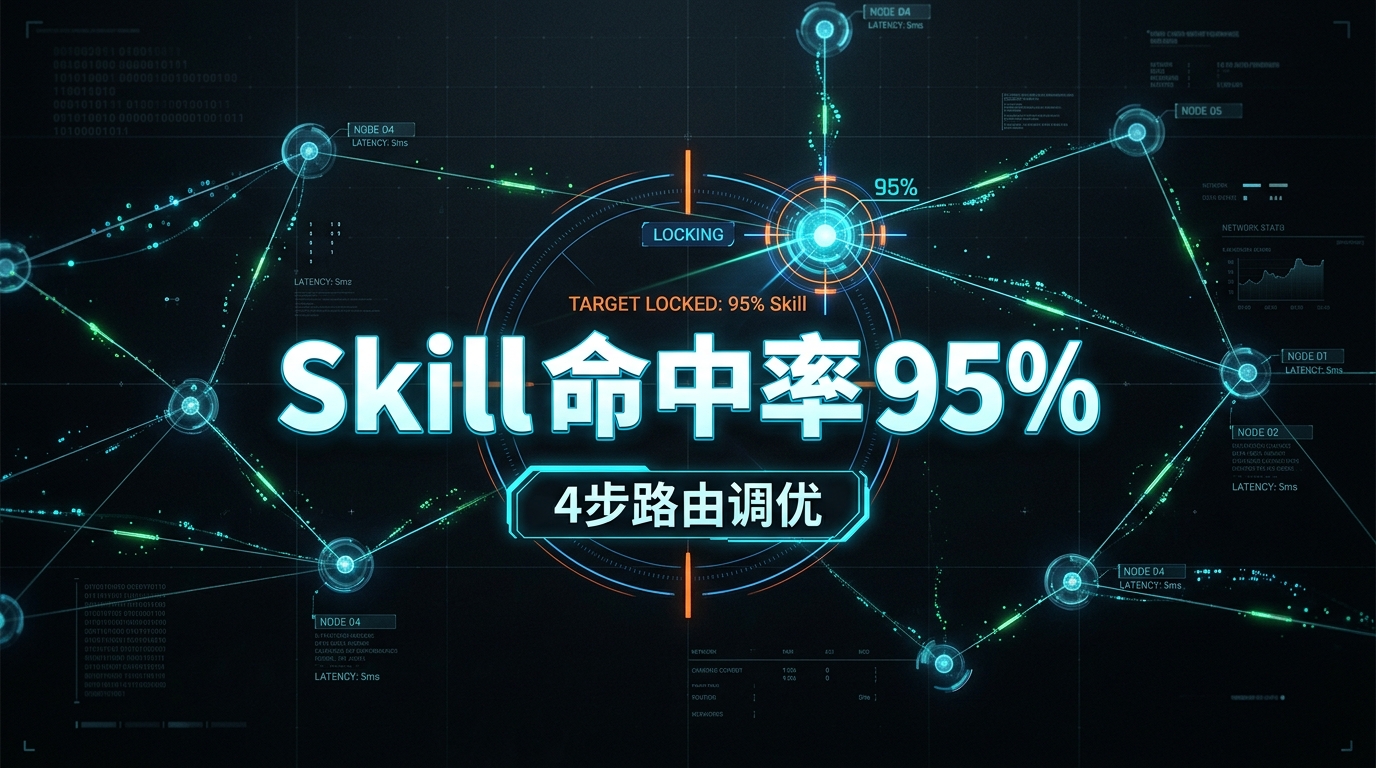 《Agent Skill 越来越多变蠢了?教你 4 步拉回命中率!》