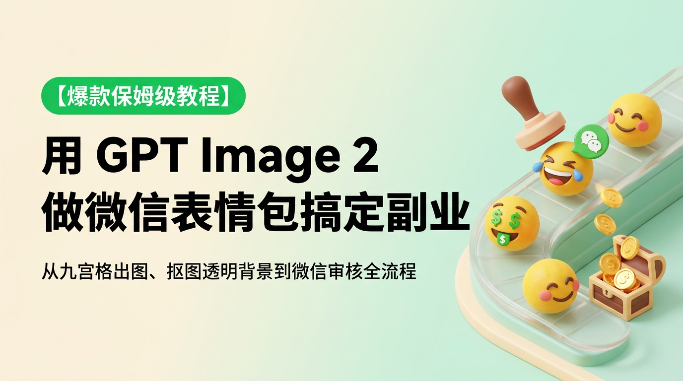 用 GPT Image 2 做微信表情包，保姆级教程来了