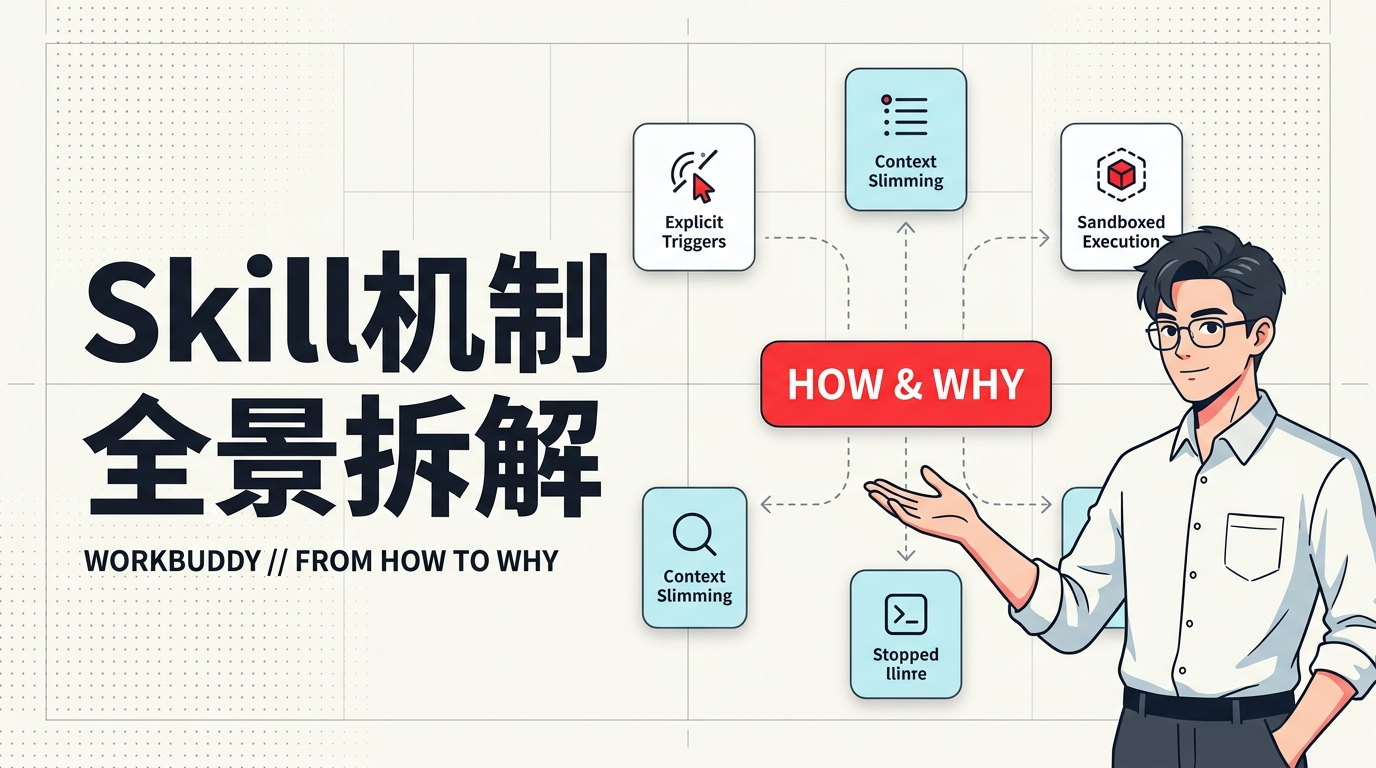 《WorkBuddy Skill 机制拆解|从 How 到 Why,万字干货》