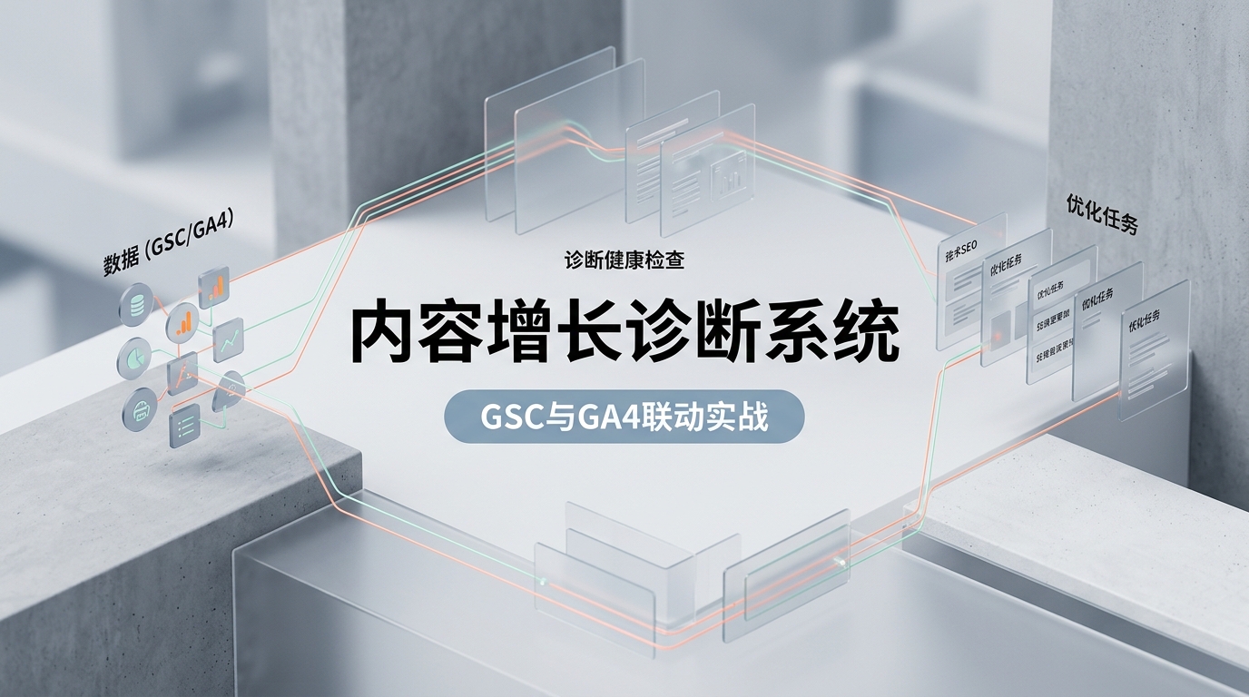 《从 GSC/GA4 到优化任务:如何构建内容增长诊断系统》