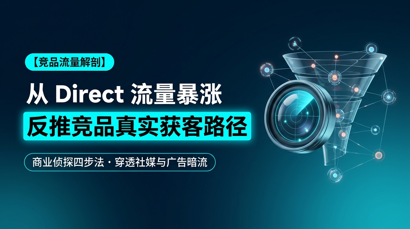 我是如何把“竞品解剖”变成一套可复用系统的?——别再被 Direct 流量骗了