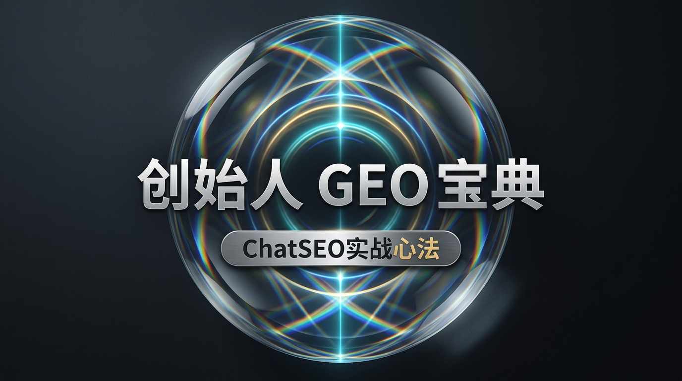 《写给创始人看的 SEO/GEO 葵花宝典（ChatSEO 联合创始人实战干货）》