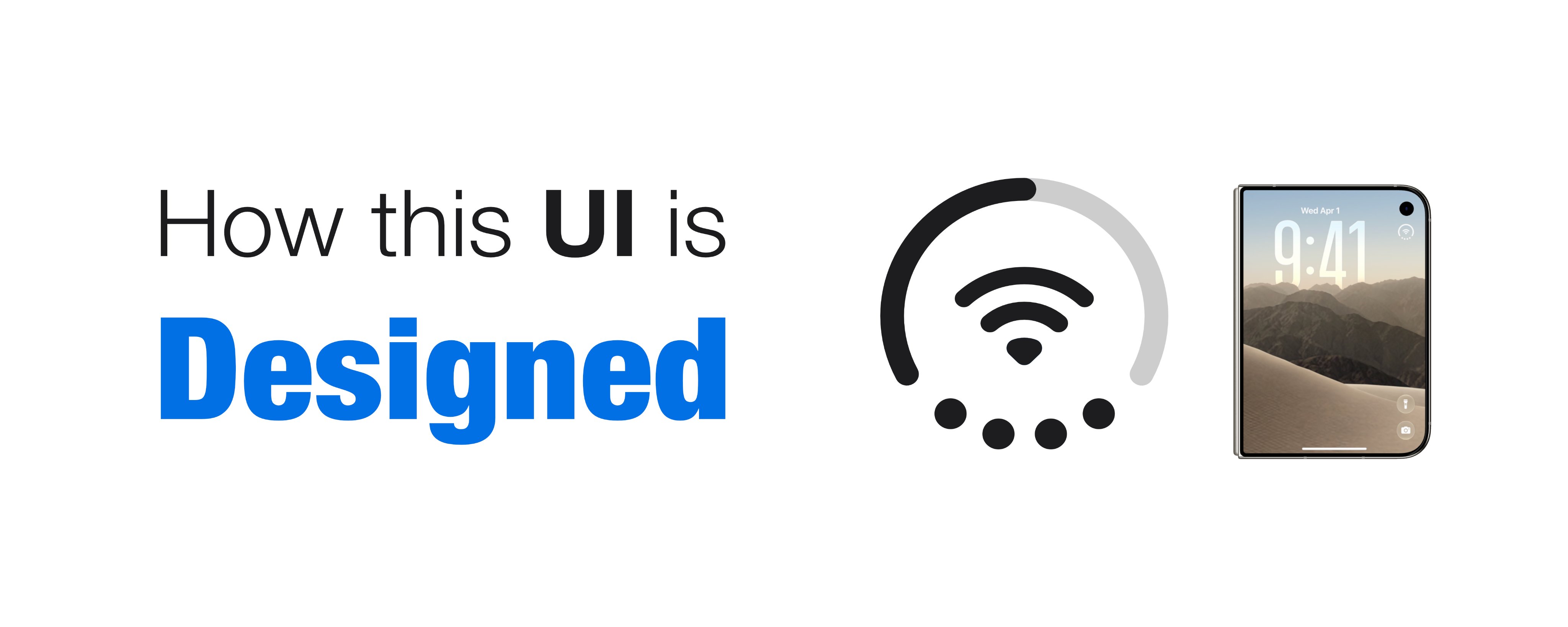 苹果折叠屏与微型 UI 界面
