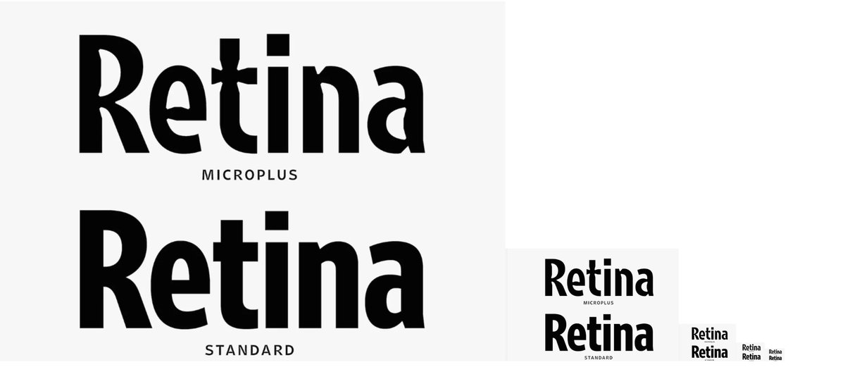 Retina 微型字体的极端视觉补偿设计